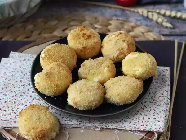 Recept Luftfrysta panerade babybel