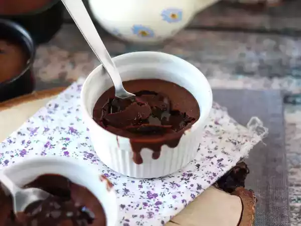 Recept Extra rinnande air fryer chokladfondanter!