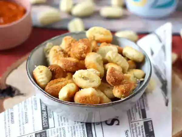 Recept Krispiga parmesan gnocchi i air fryer