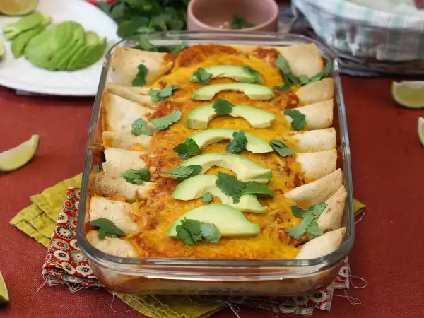 Recept Vegetariska enchiladas