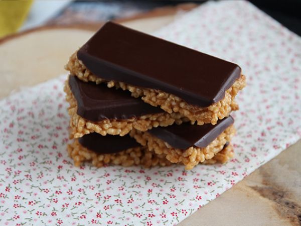 Recept Flingbar med puffat ris och jordnötter