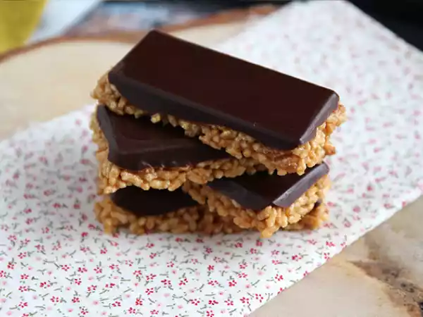 Recept Flingbar med puffat ris och jordnötter