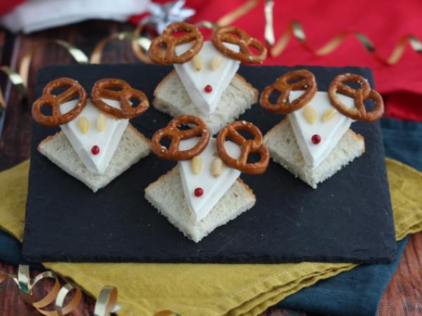 Recept Toasts med skrattande ko ren