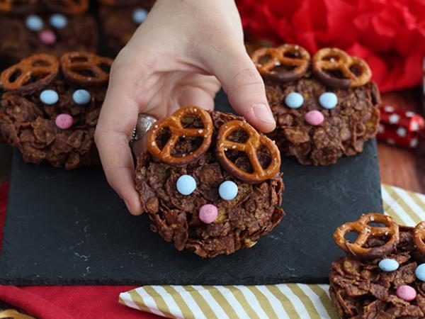Recept Rosa sandkakor med jultema