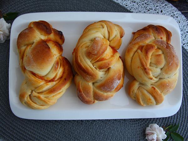 Recept Flätade aprikosbriocher