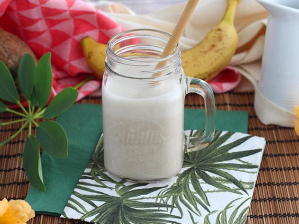 Recept Vegansk bananmilkshake