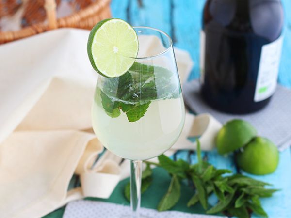 Recept Royal mojito med prosecco