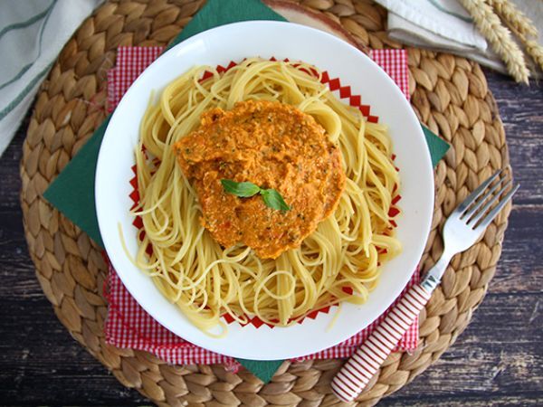Recept Röd pestosås