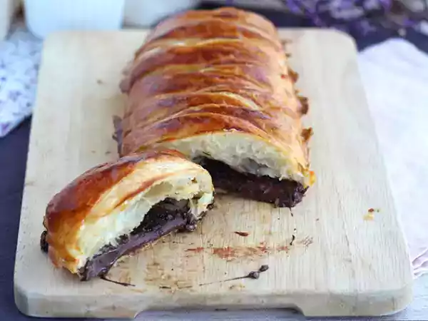 Recept Vävd smördeg med choklad