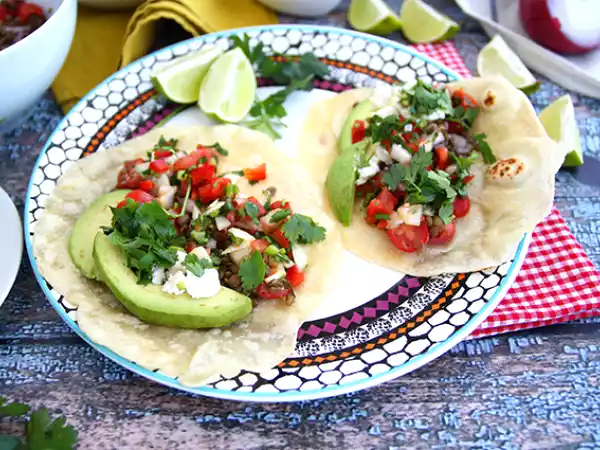 Recept Vegetariska tacos med linser