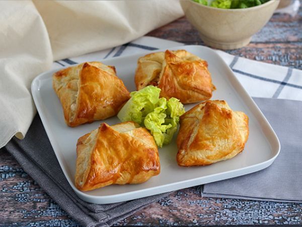Recept Fagottini med rökt lax och getost