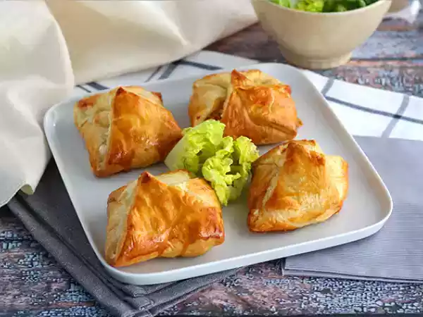 Recept Fagottini med rökt lax och getost