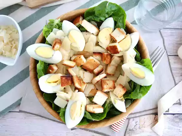 Recept Enkel caesarsallad