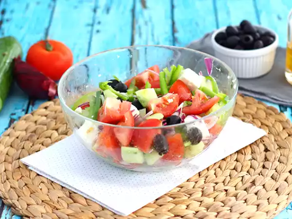 Recept Grekisk sallad eller horiatiki