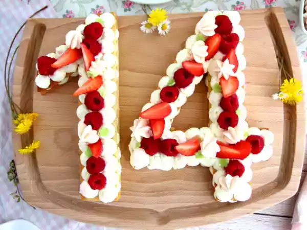 Recept Tårta siffror eller nummerkaka