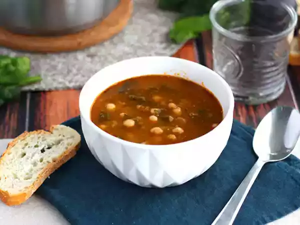 Recept Kikärtsoppa med spenat