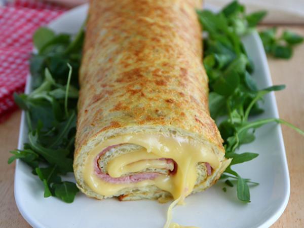 Recept Potatisrulle med savoy raclette-ost och skinka