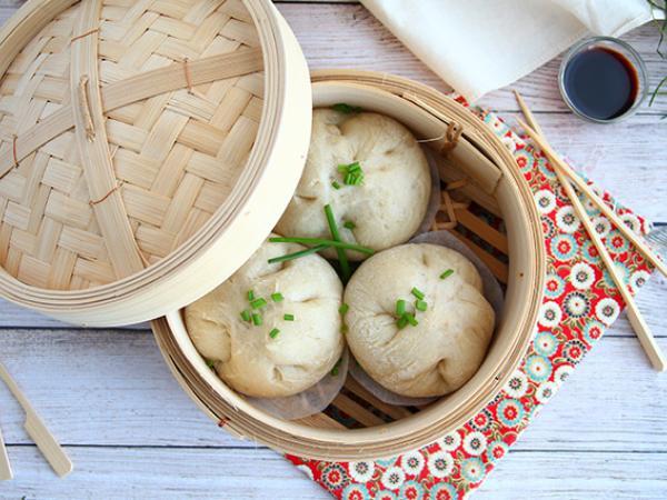 Recept Banh bao, små ångkokta bullar