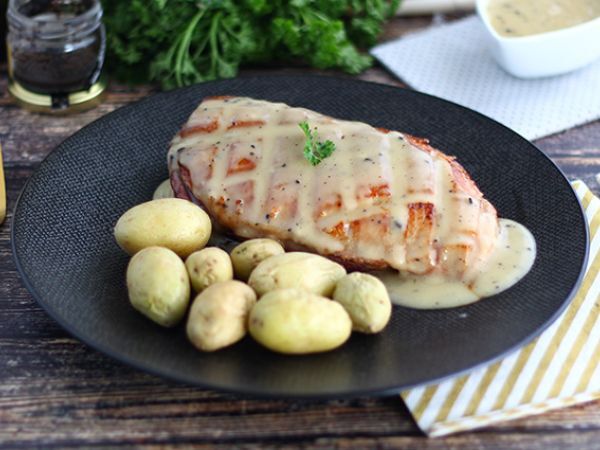 Recept Ankbröst med tryffelsås