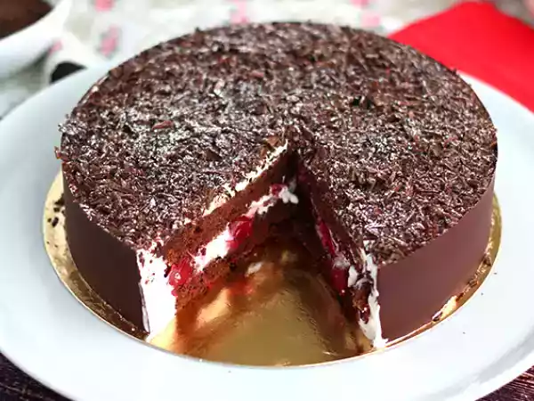 Recept Svart skog, receptet förklaras i detalj