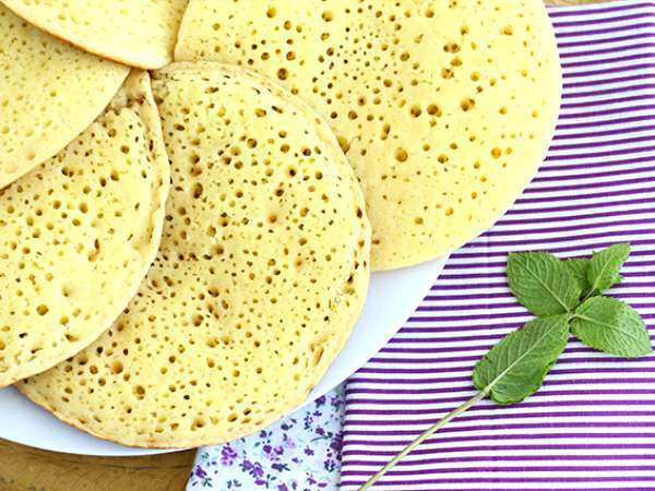 Recept Baghrirs, marockanska pannkakor med tusen hål