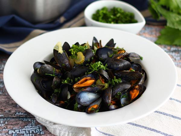 Recept Musslor marinières, ett enkelt och utsökt recept