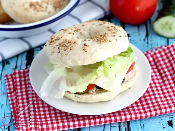 Recept Vegetarisk bagel