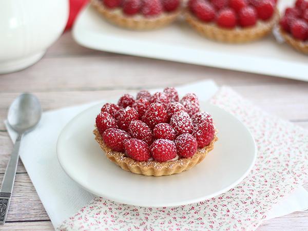 Recept Snabba och enkla hallontartletter