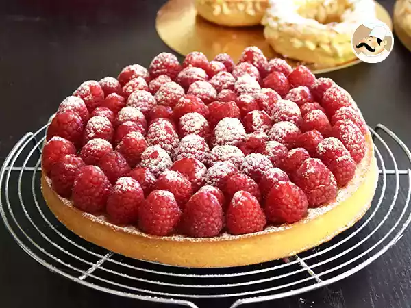Recept Hallontårta (snabb och enkel)