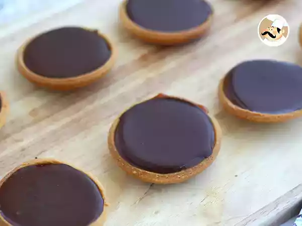 Recept Tarteletter med karamell och choklad