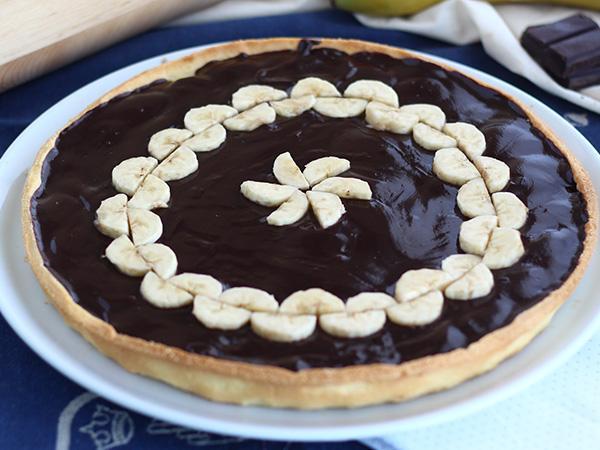 Recept Banan- och chokladtårta (steg för steg)