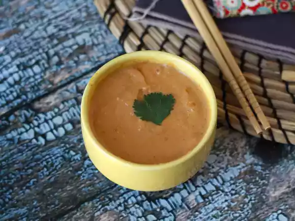 Recept Supermysig sataysås med jordnötter