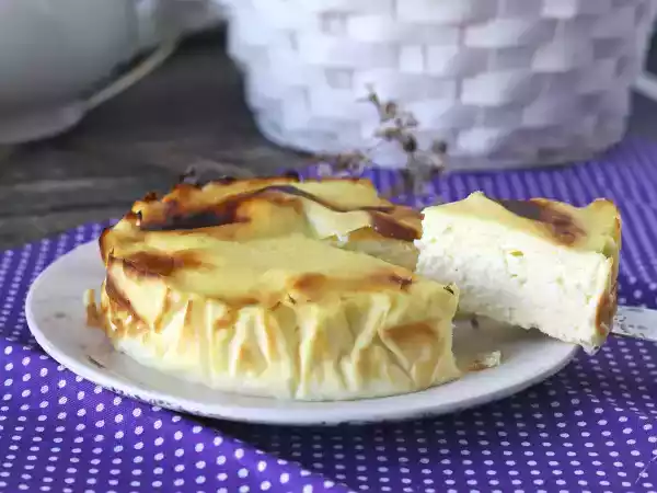 Recept Hälsosam cheesecake i en luftfryser