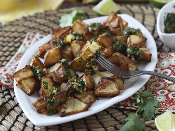 Recept Bakad potatis med chimichurri