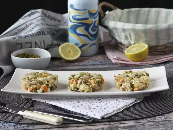 Recept Rysk sallad med hemgjord majonnäs