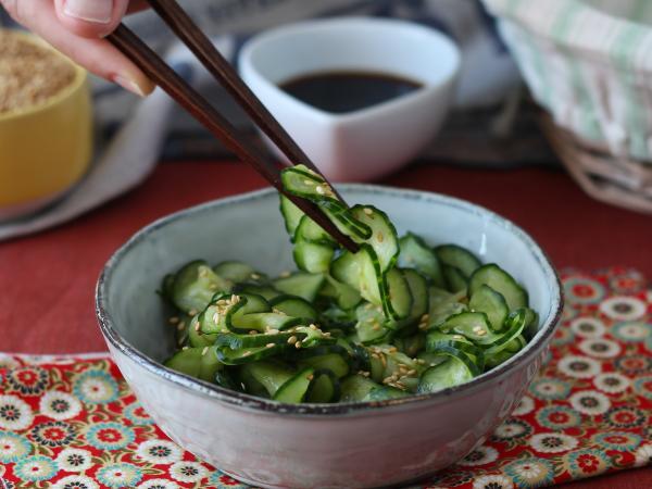 Recept Japansk inlagd gurksallad
