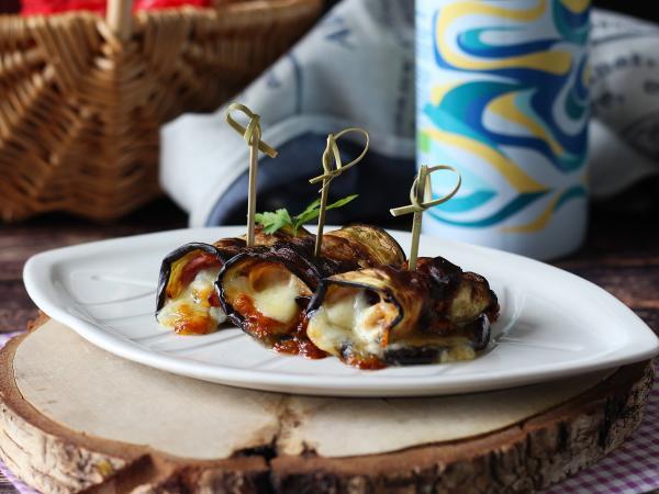 Recept Auberginerullar i luftfritös