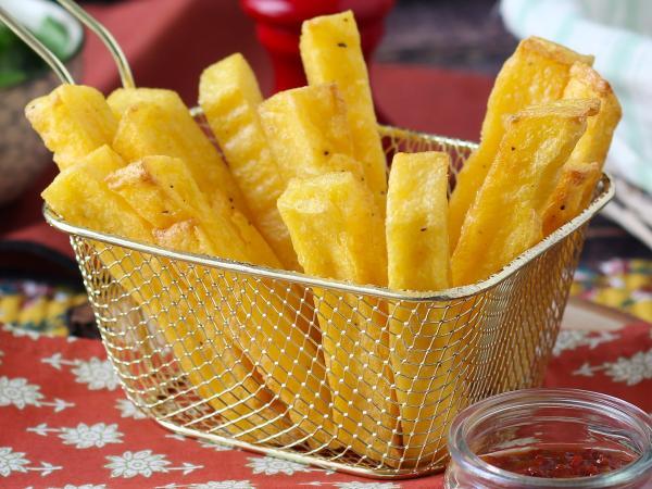 Recept Skuldfri friterad polenta: krispig, gyllene och perfekt i air fryer!