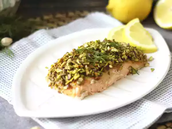 Recept Lax i pistaschskorpa
