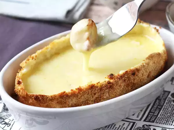 Recept Panerad gudarnas kapris med airfryerpotatis