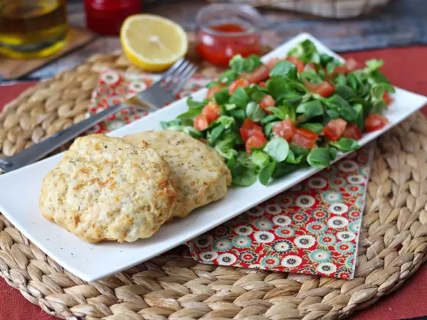 Recept Mjuka och saftiga kycklingburgare i varmluftsfritösen