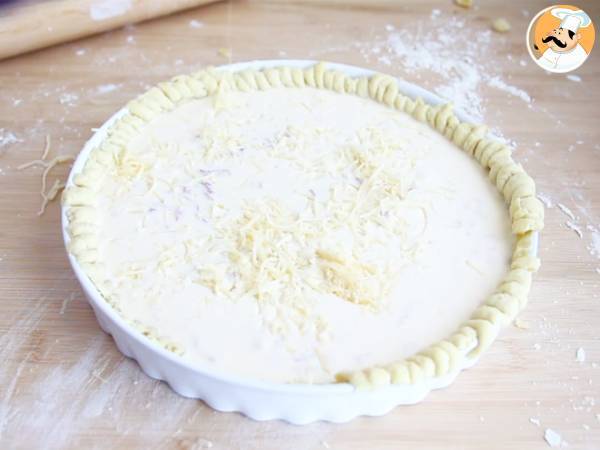 Baconquiche - Beredning steg 5