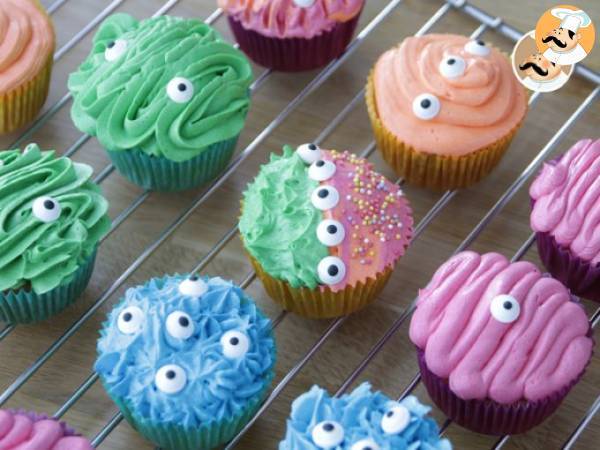 Monstercupcakes till Halloween - Beredning steg 18