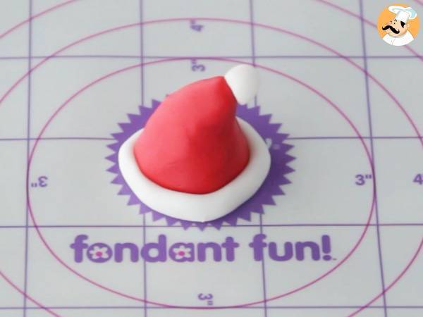 Cupcakes dekorerade för jul - Beredning steg 9