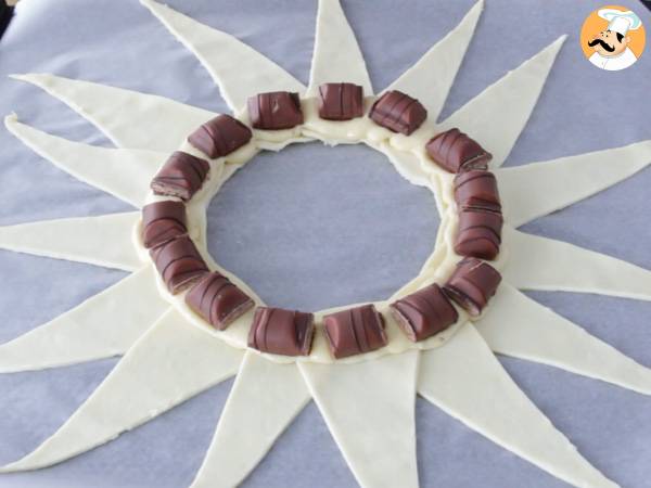 Galette des rois med Kinder Bueno - Beredning steg 11