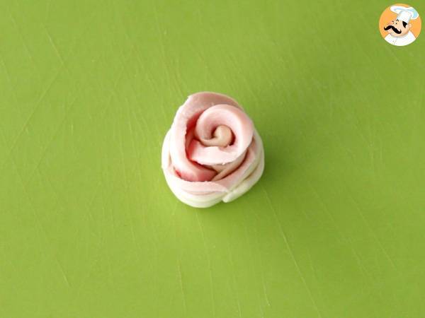 Aperitif med små blommor - Beredning steg 4
