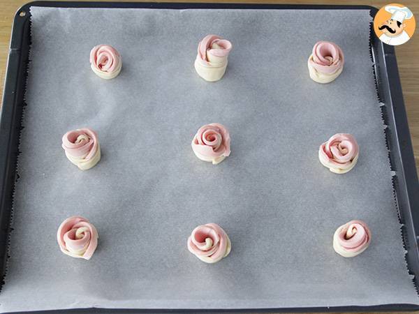 Aperitif med små blommor - Beredning steg 5