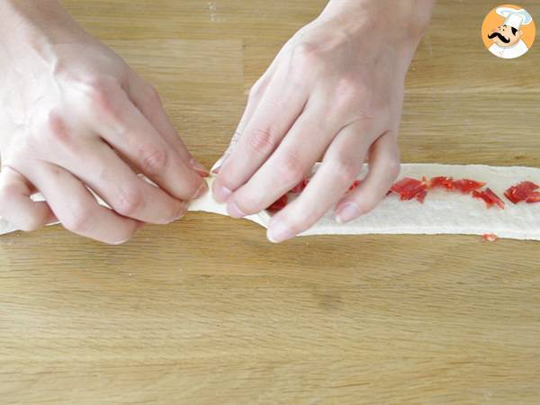 Chorizo-strängar - Beredning steg 3