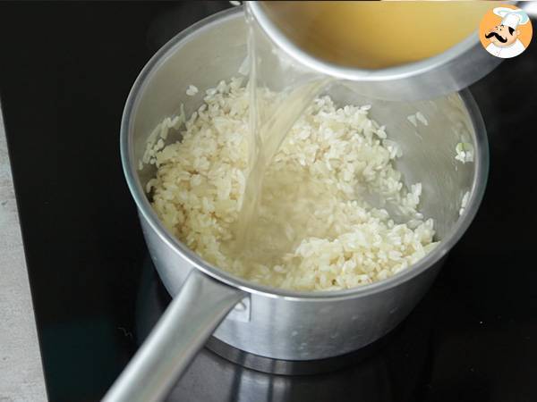 Risotto med ost och chorizo - Beredning steg 4