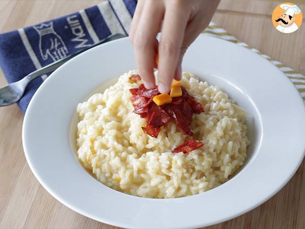 Risotto med ost och chorizo - Beredning steg 8